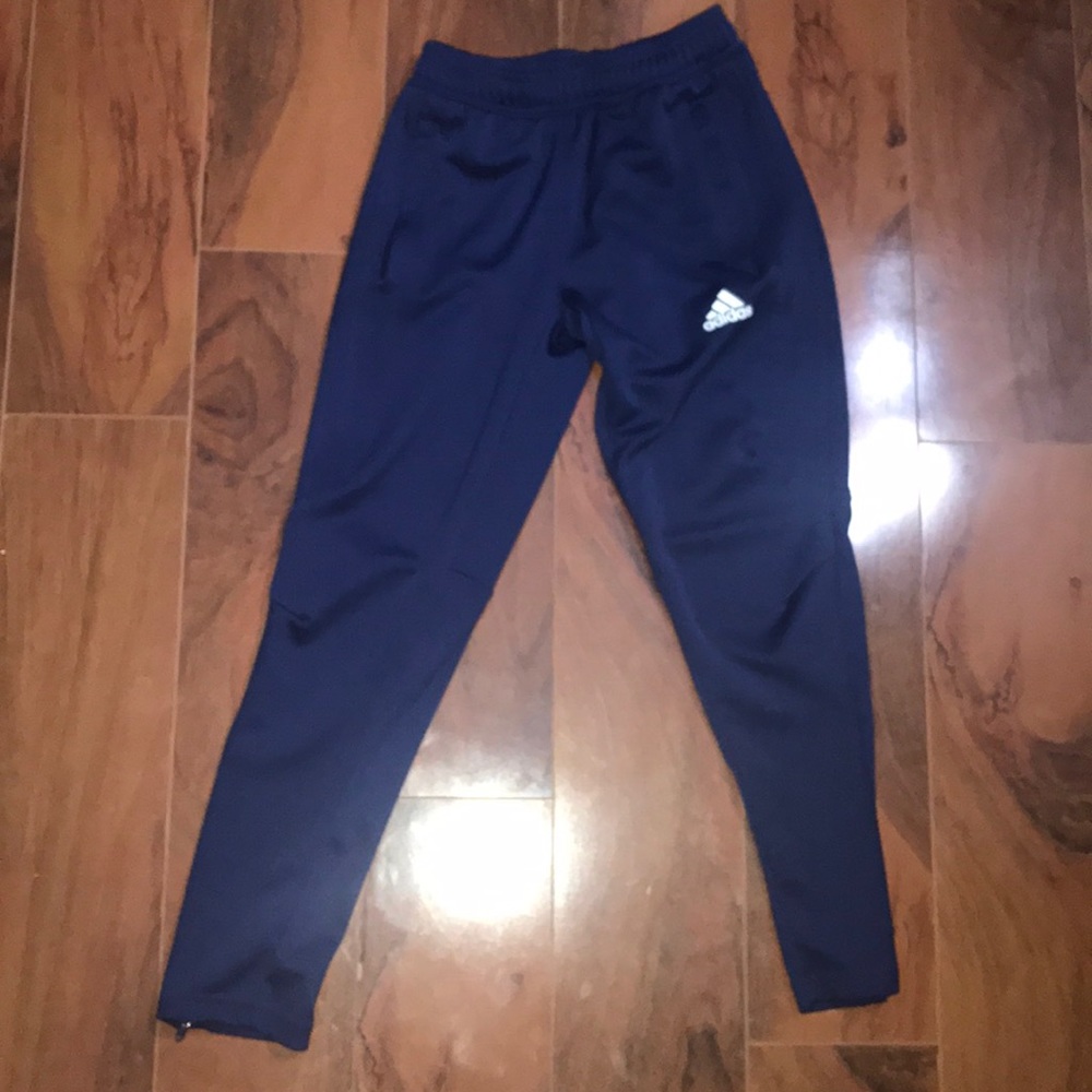Navy blue Adidas joggers
